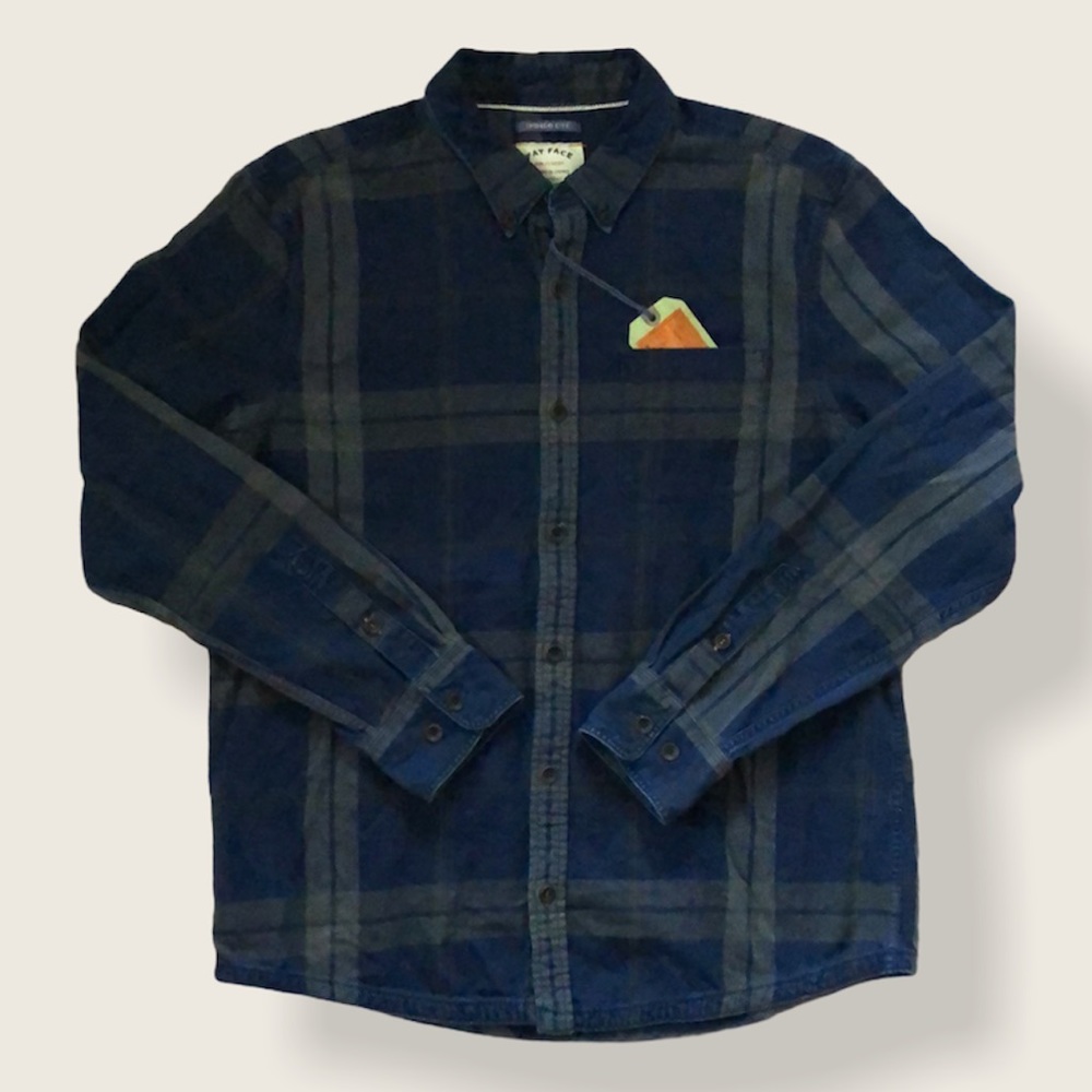 FAT FACE CONFORD CHECKERED LONG SLEEVES (L) 🍂